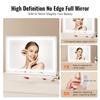 Lighted Makeup Mirror 3 Color Vanity w/ USB Desktop Wall-mount 31.5x21.7in