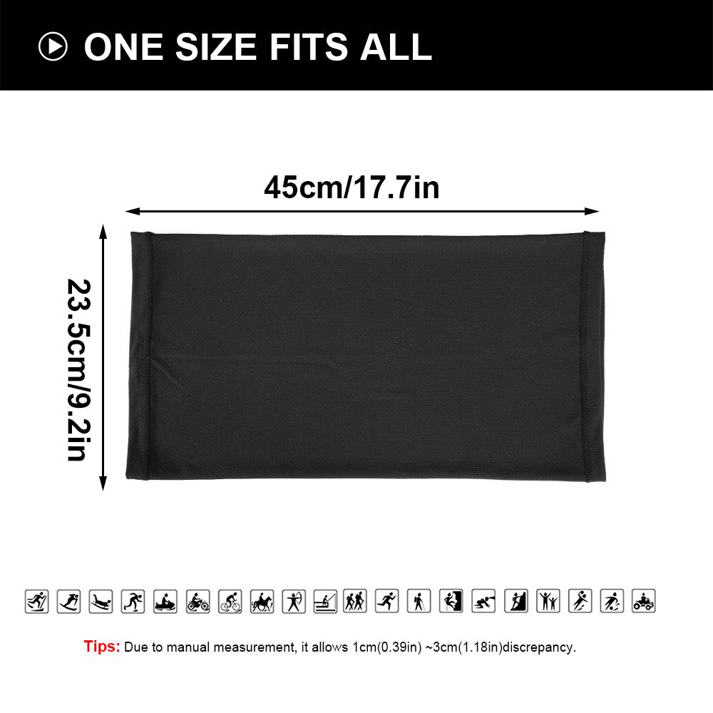 Bandana de malha respirável de verão, caminhada, caça, ciclismo, corrida, tubo, cachecol, esqui, esportes, aquecedor de pescoço, meia máscara facial, homens, mulheres