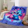 1pc Cute Stitch Printing Blanket - Soft, All-Season Throw for Living Room, Bedroom,Personalized Gift with Adorable Cartoon Design