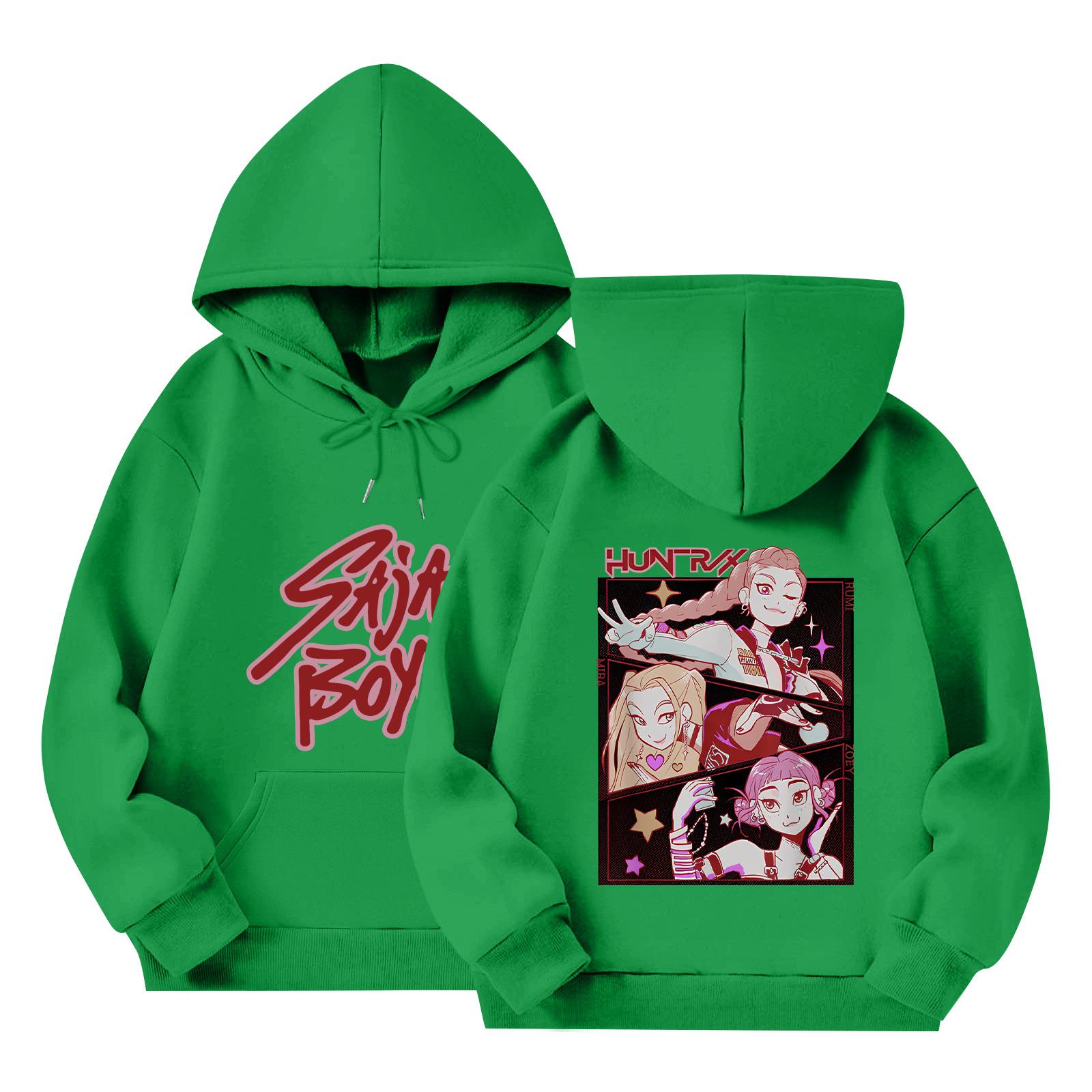 

Детский пуловер с длинным рукавом, свободного кроя, с принтом букв, капюшоном на шнурке 110