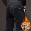 Men's Corduroy Pants Autumn Winter Thickened Velvet Casual Slimming Straight Tube Velvet Trousers Comfortable Fit Warm