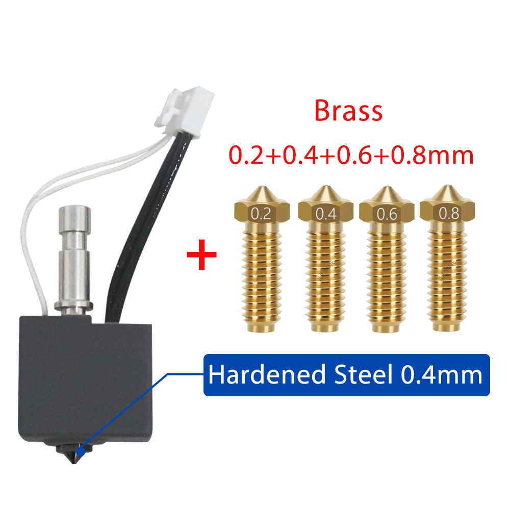 For Anycubic Kobra S1 Nozzle 0.2 0.4 0.6 0.8 Hotend Thermistor Kobra S1 Hot End Kit Voor Printkop S1c 3d Printer Accessories