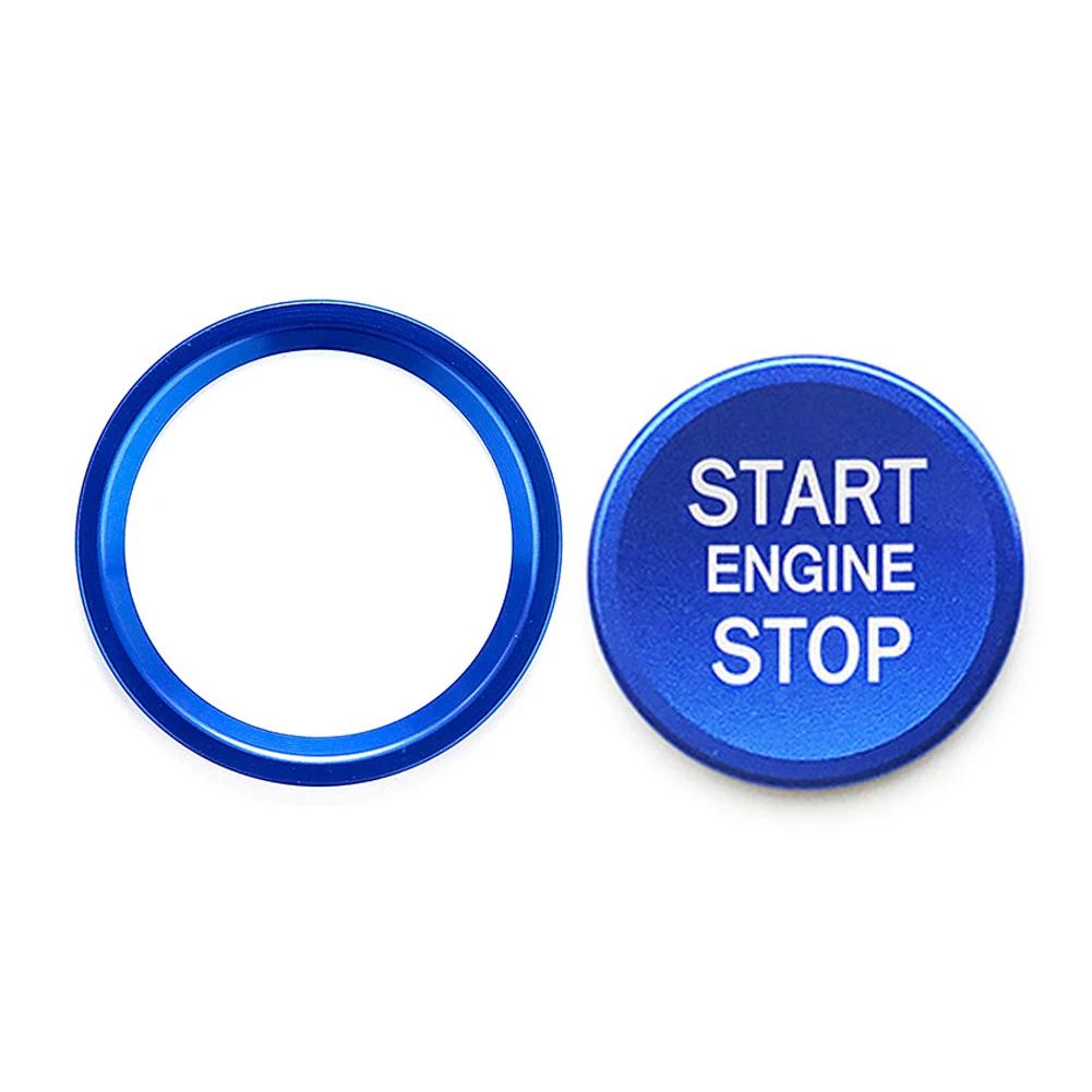 For  A4 A5 B9 B8 BT A7 C7 4GB Q5 8R Auto Engine Start Stop Push Button Cover Ignition Ring Decoration Car Accessories