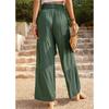 Women's casual pants loose solid color wide-leg pants