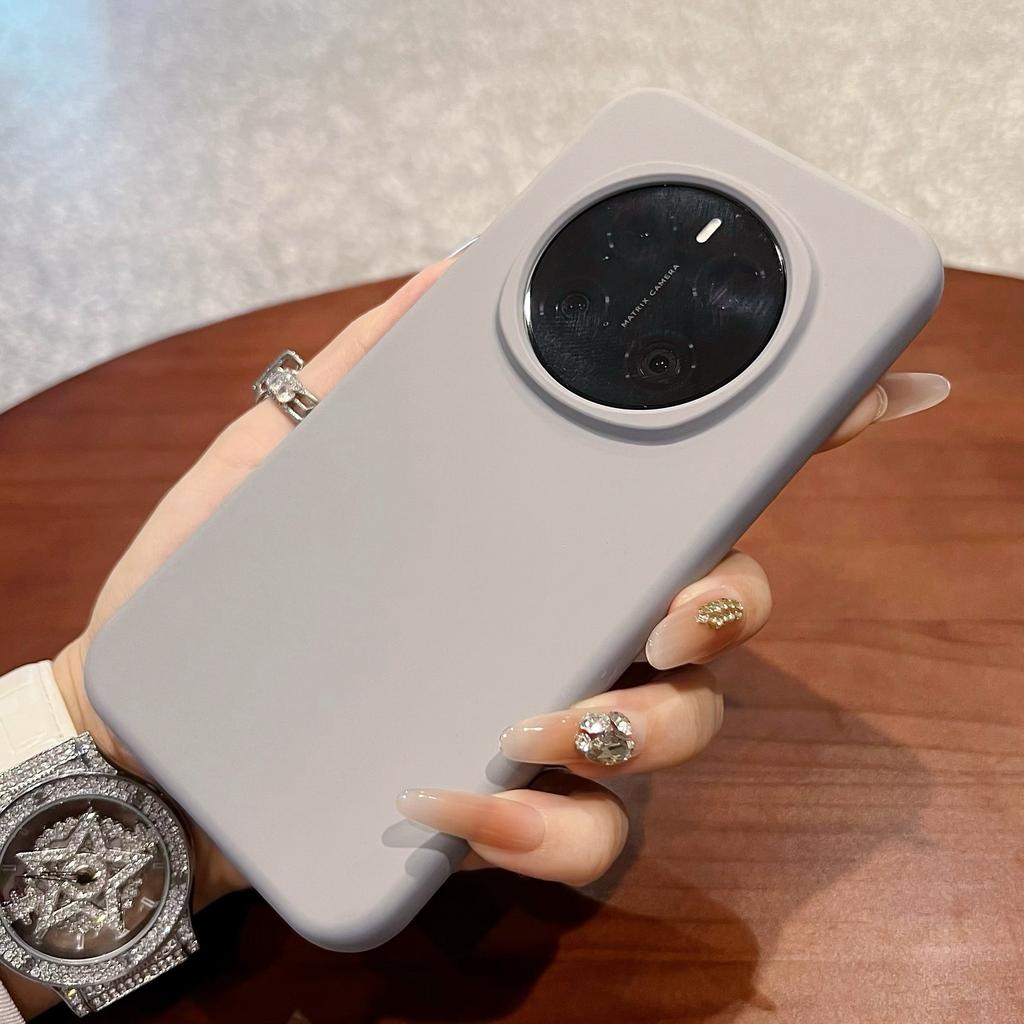 För Honor Magic7 Pro 5G Skal Hudvänligt Flytande Silikon+PC Telefonskydd