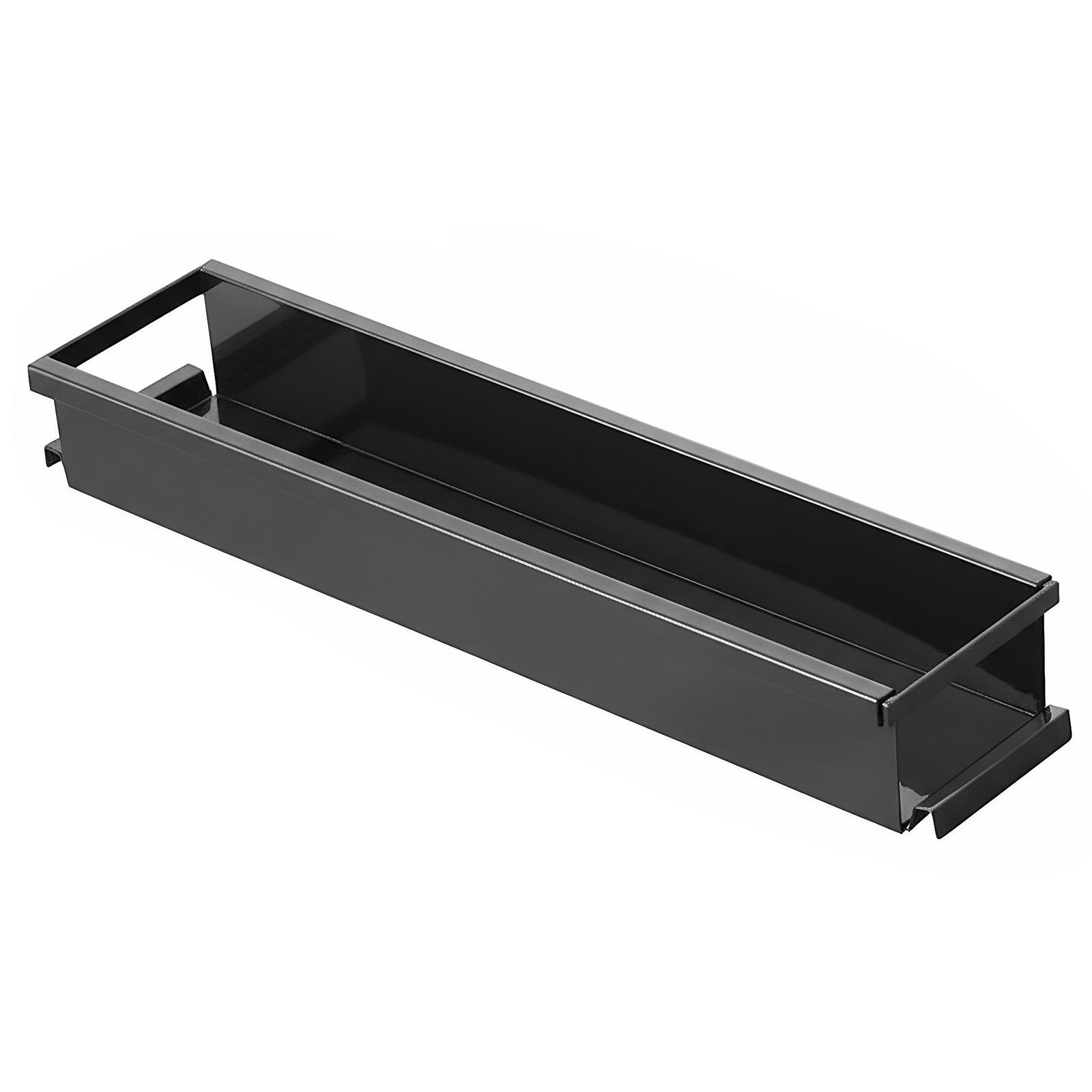 

Розділювач для зберігання в шухляді Багатоцільовий стелаж-органайзер для шухляд Висувна полиця для спецій для спальні Кухонне приладдя Інструменти Шафа чорний