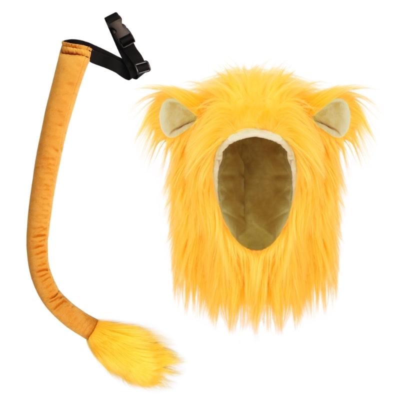 

Premium Fabric Animal Cosplay Mask For Halloween Stage Performances Safe Friendly Component Kids Adults 1
