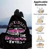 1pc Rockabilly Fabulous Soft Flannel All Season Throw for Home, Office, Outdoor UseDurable Comfort Soft Warm Throw for Home