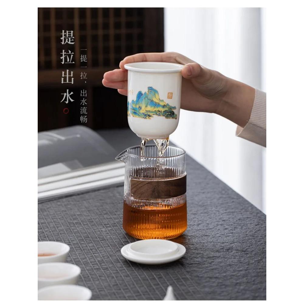 High Grade Chinese Tea Travel Teaset Kungfu Teapot Ceramic Portable Teacup Gaiwan  Teaset Teaware Sets Drinkware Tea of Ceremony