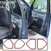 Front/Rear Inner Door Speaker Decor Cover Trim Frame For Dodge Ram 1500 18+ Red