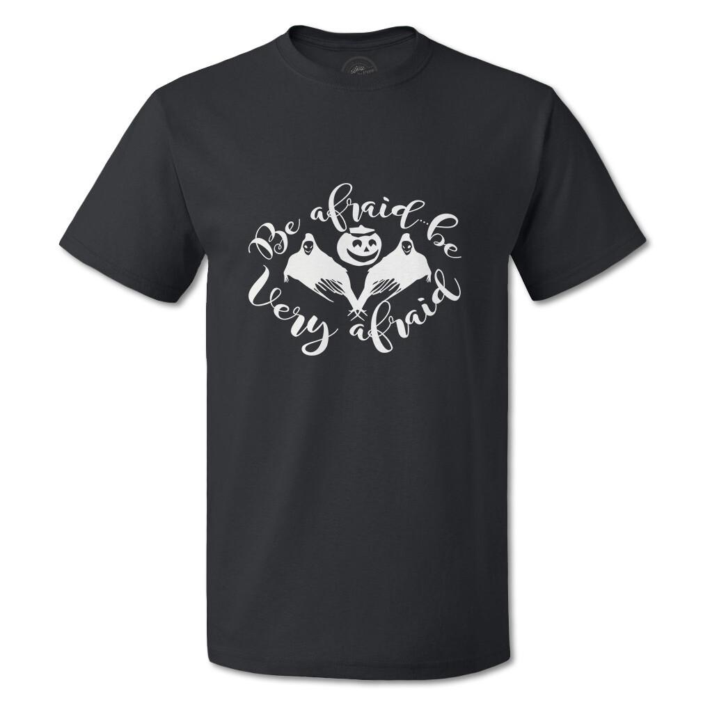Funny Graphic T Shirts Halloween Be Afraid Be Very Afraid Cotton Vampire Top L