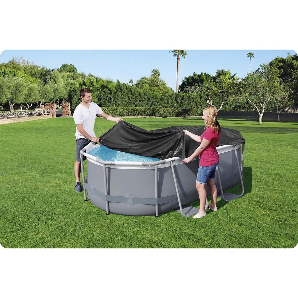 Telo di Copertura per Piscina Rettangolare 300 X 200 X 84 Cm Bestway 58424