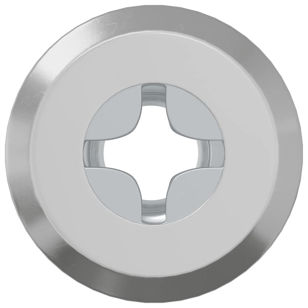 Lock Nut 12 Pcs Silver M6 X 25 Mm Steel