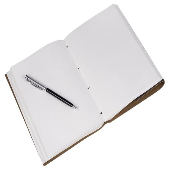 Leather Diary, Handmade Leather Bound Notepad for Men and Women 20.32 X 15.24 Cm, Gift for Any One