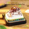 2026 Laojun Mountain 3D Paper Sculpture Tear-Off Calendar and Memo Pad Ornament, Perfect Cultural and Creative Gift for Company Annual Meetings.