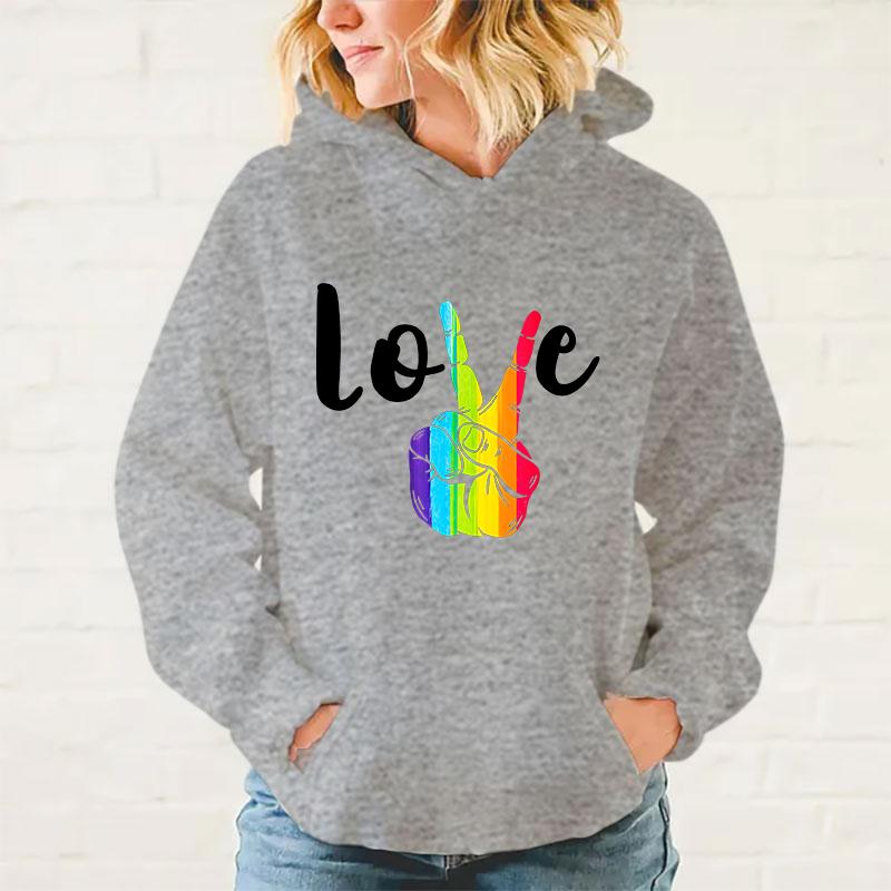Y2k Hoodies Fashion Hoodies Funny Lgbt Love Hoodie Harajuku Sweatshirts Women Long Sleeve Clothes