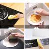 Yuanbao Double-Sided Kitchen Sponge Cloth: Absorbent Dishwashing Pad for Stains & Oil.