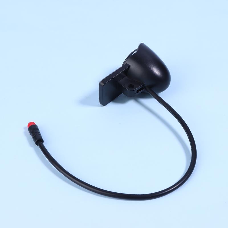 Schwarzer Elektrorad LED-Scheinwerfer 6V-60V Wasserdichte ABS-Abdeckung für erhöhte Sicherheit bei Nachtfahrten