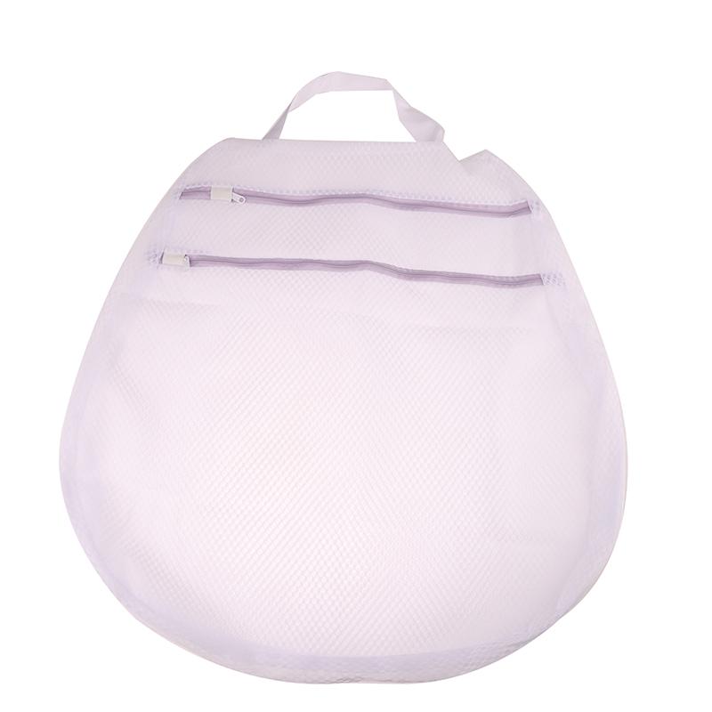 Mesh Laundry Bag Set,Double-Layer Zipper Coarse Mesh Sandwich Bra Bag,Can Hanging Bags Underwear Washing Machines Laundry Bag