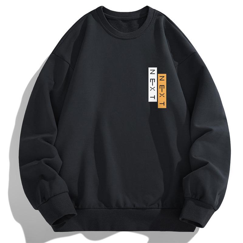 Podzimní a jarní triko s dlouhým rukávem Pánský svetr Základní košile Pánský svetr s kulatým výstřihem Pánské