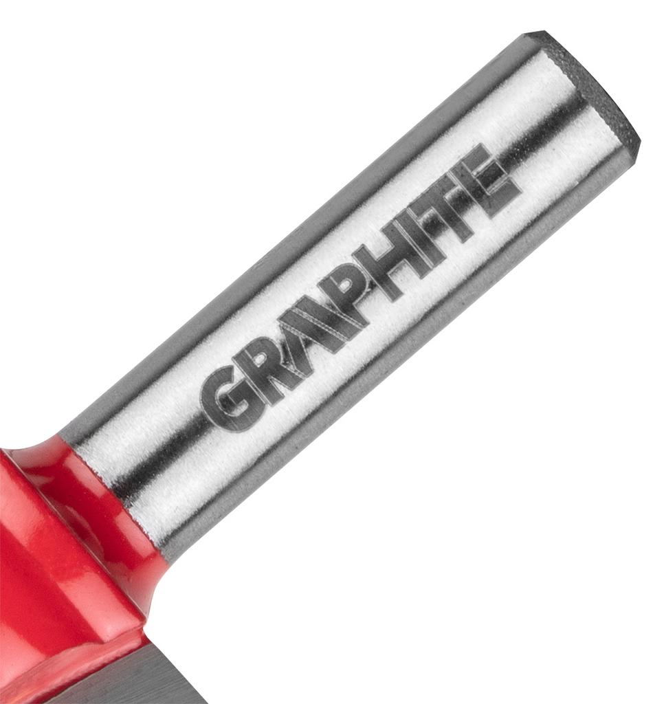 Shaped cutter with bearing, decorative, HM, 25.7 x 9.7 mm, 8 mm shank