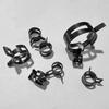20Pcs/Lot Tube Clamp Spring Clips Elastic Buckle for Fuel Oil Line Water Hose Pipe Fastener 65MN Manganese Steel 5mm-27mm