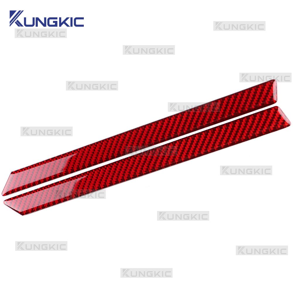Real Soft Carbon Fiber Sticker For Kia Sportage NQ5 2022 2023 2024 2025 LHD RHD Car A-pillar Side Decor Trim Accessories