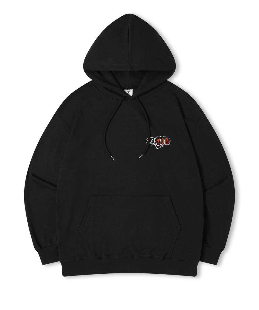 Blowfist Oversized Printed Hooded Sweatshirt