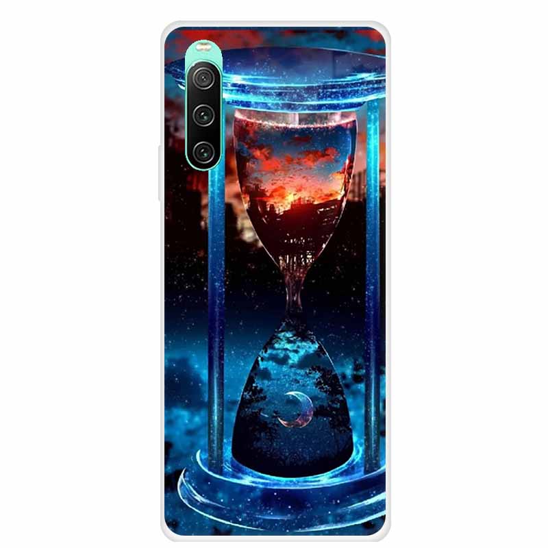 For Sony xperia 10 IV Case 1 IV 10 iV Clear Fashion Soft TPU Silicone Back Case For Sony Xperia 10 1 5 III Cover Funda Shell Cat