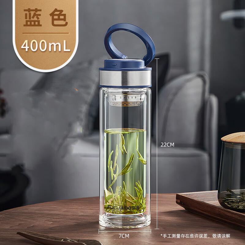 Двухслойная стеклянная кружка для чая FUGUANG