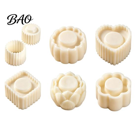 Detachable Pastry Cutter Double-Headed Mooncake Mold, Sunflower Pattern Reusable ABS Hand-Press Easy Creative Cookie Stamp Press Cleaning Kitchen