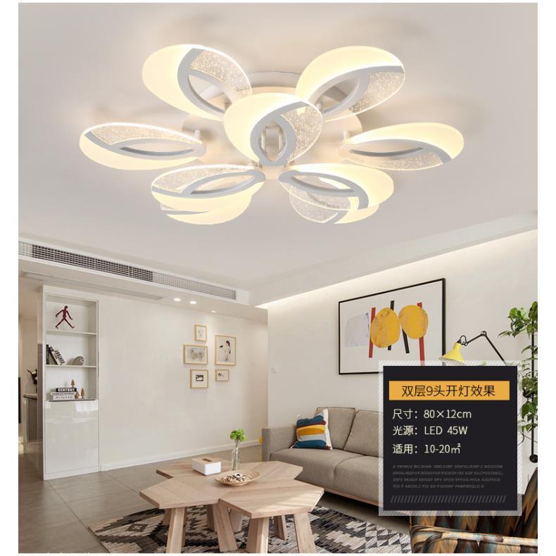 Plafoniera LED Sufragerie Dormitor Alb Restaurant Hotel Vila Lampa Creativa Plafoniera