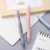 5 Pack Retractable Gel Pens 0.5mm Quick-Drying Black Ink Smooth Writing Ballpoint Pens for School Office and Stationery Supplies
