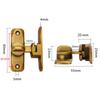 Sliding Barn Door Lock 90°180° Sliding Door Latch Barn Gate Bolt Cabinet Closet Latch  Window Buckle Anti Theft Hardware