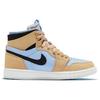 Air Jordan 1 High Zoom Comfort High Psychic Blue Sesame Women Sneakers Black White CT0979-400