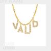 EMANCO Customized Name Necklace Personalized Zircon Letter Stainless Steel Choker Necklace Pendant Nameplate Gift Dropshipping