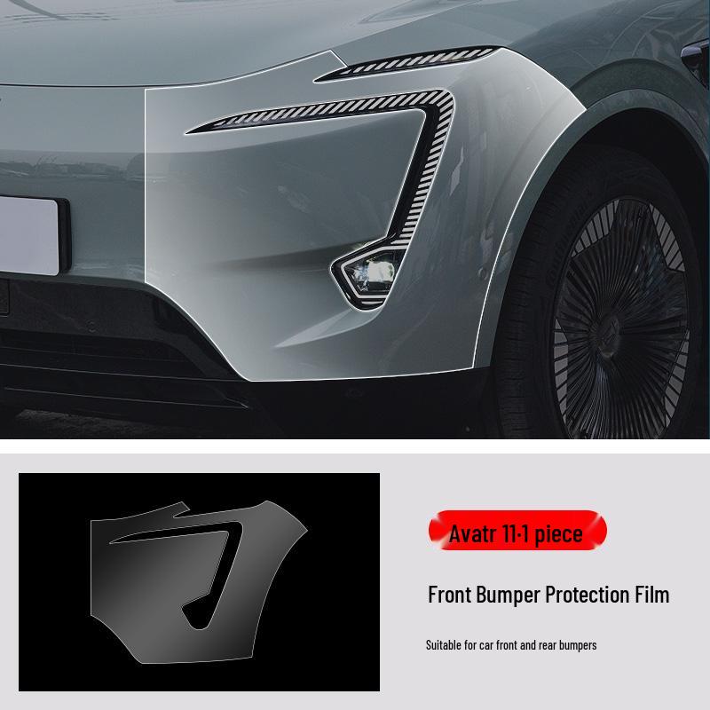 Avatr 11 TPU Transparent Front & Rear Film: Car Scratch Protection