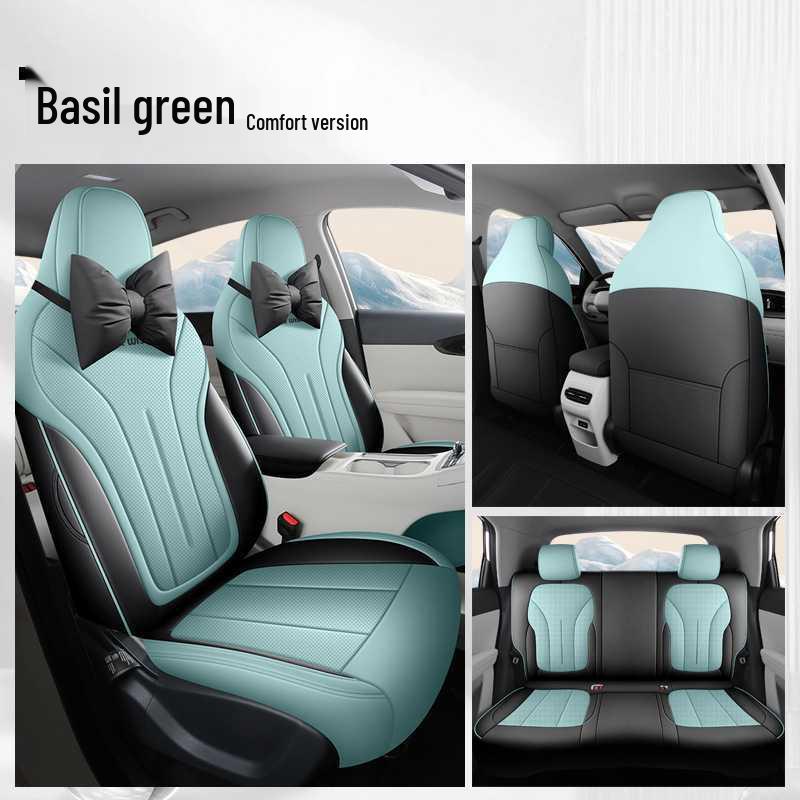 2026 Universal Leather Car Seat Cushion - All-Season Full Coverage for Geely Xingyuan