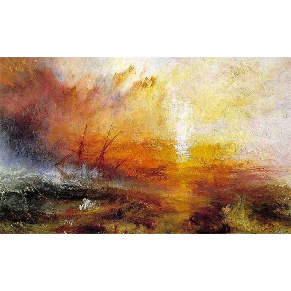 Vintage Art Poster William Turner Oil Painting Print for Galley Coffee Bar Poster Canvas Painting For Home Living Room Decor