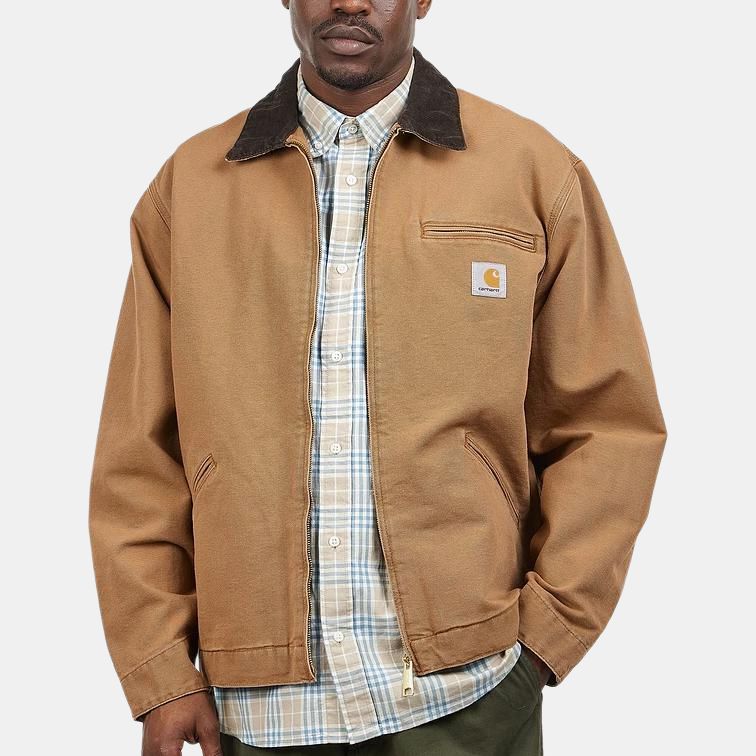 Carhartt WIP Giacca Detroit OG SS25 Vestibilità Larga Classica Manica Lunga Giacca Detroit Giacche da Uomo I035280-00S-3K