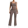 Diyun Women's 2024 Spring/Summer Casual Slim-fit Tank Top & Long Pants Set - European & American Style
