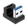 Type C Female To USB 3.0 Male Converter 10Gbps Type C To USB 3.0 90 Degrees