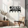 3 Cute Dog Wall Hooks Personalized Key Holder Indoor Decor Housewarming Gift