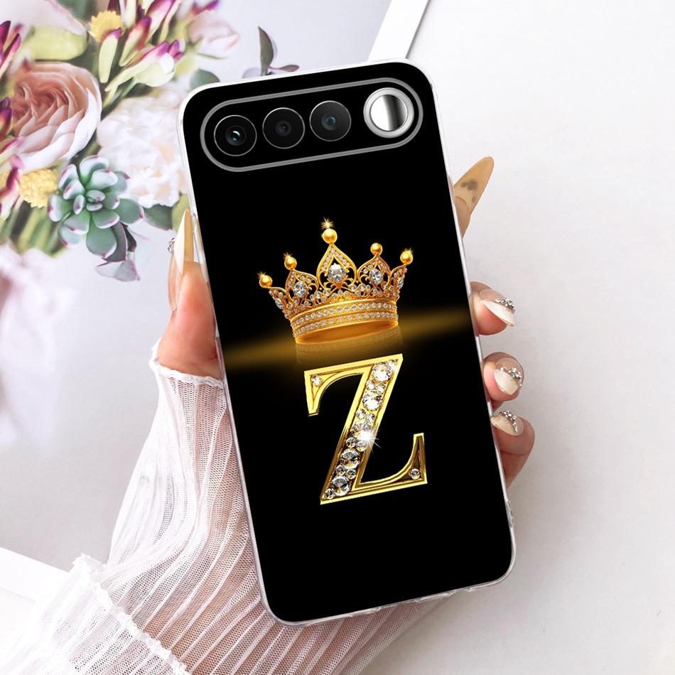 For Realme 16 RMX5171 2026 Fashion Crown Letter Phone Case For Realme 16 5G Soft Silicone TPU Cases
