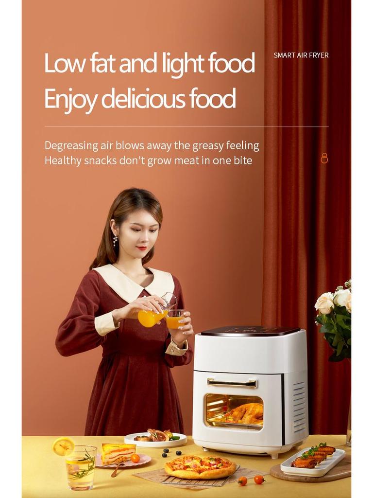 Smart Touch Multi-Function Air Fryer Oven - Large Capacity