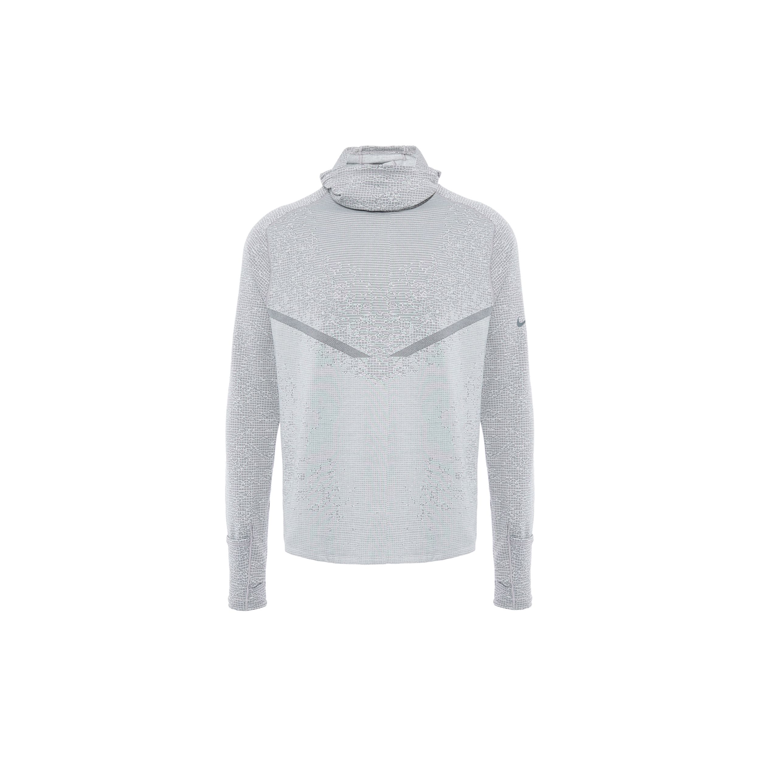 

Nike Therma-Fit Adv Division Logo Print Однотонная футболка с капюшоном и длинными рукавами Мужские топы Темно-дымчато-серый DD6111-010 M