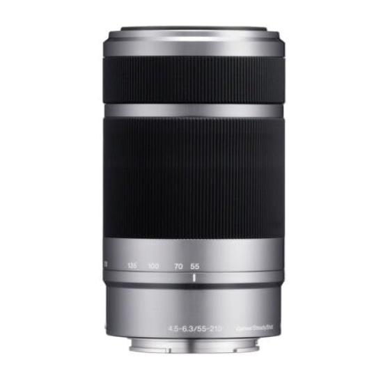 Sony Obiettivo Zoom Teleobiettivo E OSS per Fotocamere Sony 55-210mm F4.5-6.3 Attacco E APS-C (SEL55210)