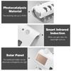 Toothbrush Sanitizer Holders with UV Rays Rechargeable Solar Power Automatic Toothpaste Dispenser Wall Mount Toothbrush Organizer