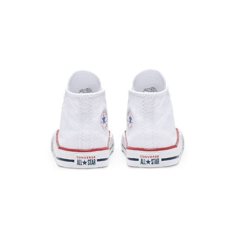 Converse Chuck Taylor All Star Canvas Abrasion Resistant High top Toddler Shoes Standard White Infant And Toddler 7J253C