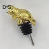 Turtle Wine Pourer Metal Decanter Spout with Drip-Free Design Elegant Bar Accessory for Red White Liquor